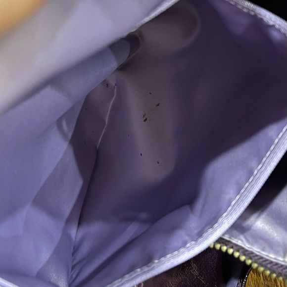 EUC Coach SoHo Hobo Shoulder Bag Patent Leather Purple Eggplant Plum - Picture 4 of 8